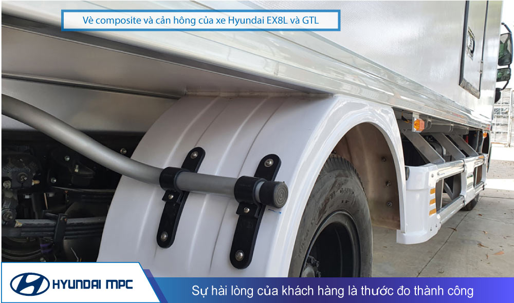 Xe tải Hyundai EX8 bản GTL và EX8L thùng đông lạnh 6.6T